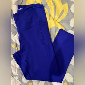 Under Armour Purple Meridian Capri Leggings